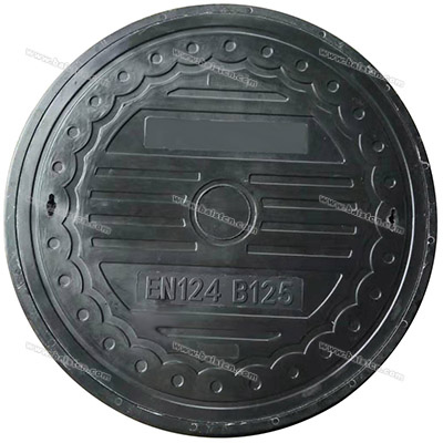 800mm B125 Manhole Cover Resin Materials with Anti-Theft